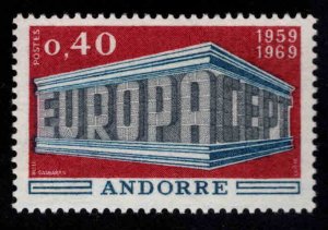 Andorre (French) Andorra Scott  188 MH* 1969 Europa stamp