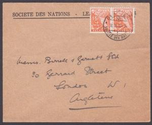 SWITZERLAND 1935 Official cover League of Nations ex Geneva..................489