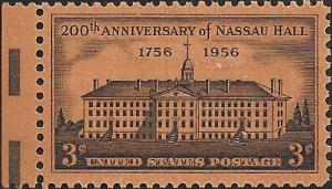 # 1083 MINT NEVER HINGED NASSAU HALL