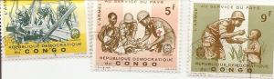 Congo - D R 553-55 CTO