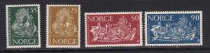 Norway # 433-436, Freedom from Hunger, Mint NH, 1/2 Cat.