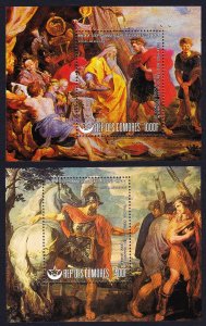 Comoro Is. Rubens Paintings 2 MSs SCARCE 1979 MNH MI#Block 156-157