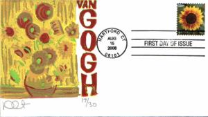 #4347 Sunflower Curtis FDC