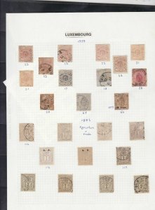 luxembourg stamps page ref 16978