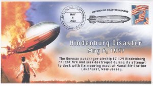 22-092, 2022, Hindenburg Disaster, Event Cover, Pictorial Postmark, Lakehiurst