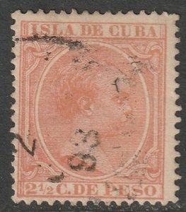 Cuba 1891 Sc 141 used