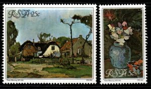 SOUTH AFRICA SG474/5 1980 PAINTINGS MNH