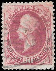 1879 US SC # 191 USED VF JUMBO  NH ng LIGHT CANCEL- VERY SOUND