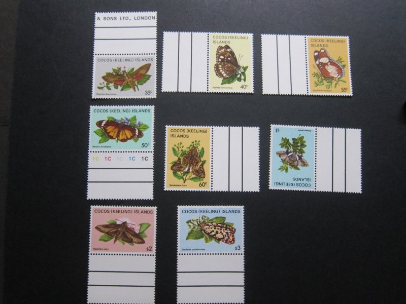 Cocos Island 1982 Sc 87-102(16) Butterfly set MNH