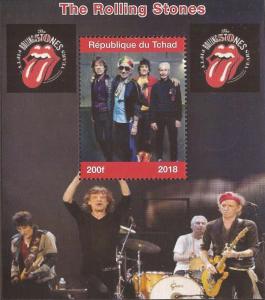 Chad - 2018 Rolling Stones - Stamp Souvenir Sheet - 3B-618