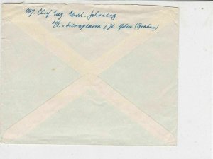 Aden Airmail 1960 to Germany Machine Cancel with Ships Stamps Cover  ref R18585