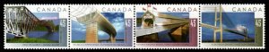 CANADA SG1650/3 1995 20TH WORLD ROAD CONGRESS MNH