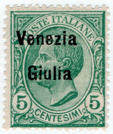 (I.B) Austria Postal : Occupation of Italy 5c overprint (Venezia-Giulia)