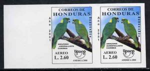 Honduras 2001 America - AIDS Awareness Campaign 2L60 Amaz...