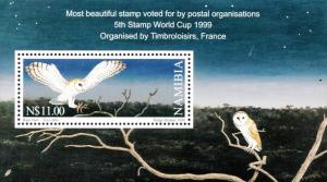 Namibia - 1999 Barn Owl MS MNH** SG MS850