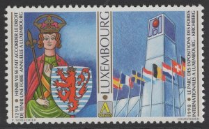 LUXEMBOURG SG1472 1998 RIGHT TO HOLD A FAIR MNH