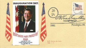 Reagan inaugural Noble # RWR-172 Fulton cachet
