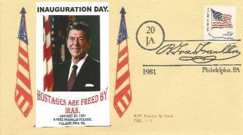 Reagan inaugural Noble # RWR-172 Fulton cachet