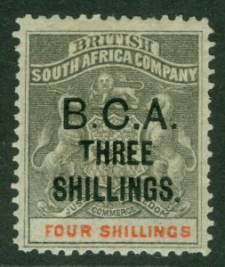 SG 18 Nyasaland, British Central Africa 1892. 3/- on 4/- grey-black &...