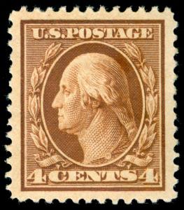 MOMEN: US STAMPS #334 MINT OG H PSE GRADED CERT SUP-98J