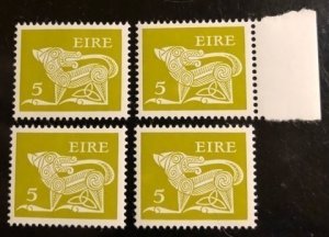 Ireland Scott# 348 VF NH Unused Olive Cat. $0.50+