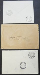 EDW1949SELL : EGYPT Collection of 14 covers & 2 Post cards.