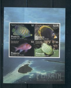 Penrhyn #513  (2012 Fish sheet - medium values) VFMNH CV $22.00