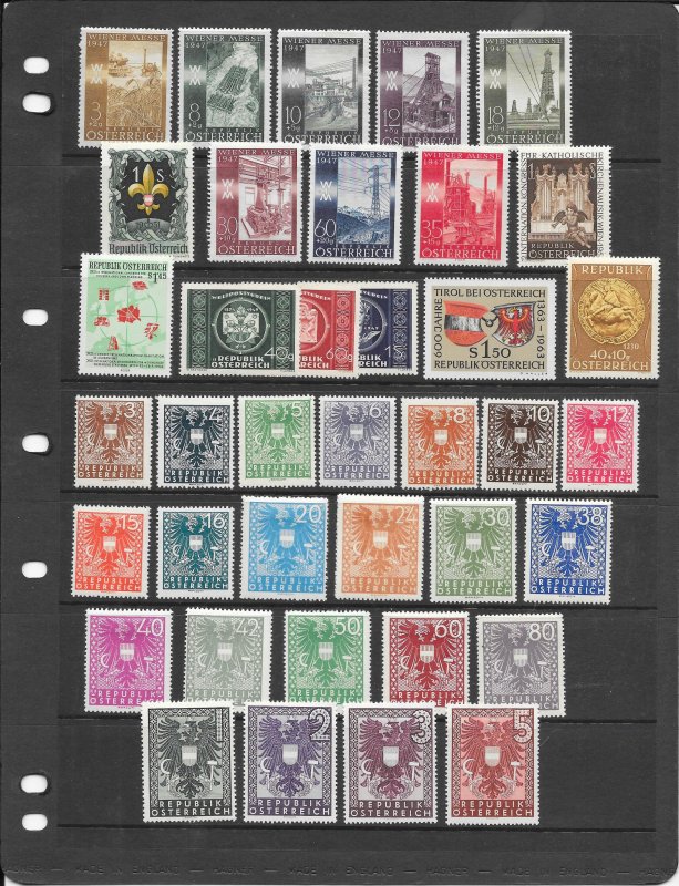 AUSTRIA - SMALL LOT-MNH & MH