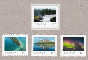 DIE CUT = set Coil + LG Coil stamps FAR AND WIDE Canada 2018 #3067i-69i 3070 MNH