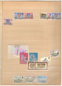 JERSEY COLLECTION ON STOCK SHEETS, BOTH MINT/USED