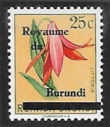 Burundi # 1 - Littonia overprint - MNH....{KGr4}