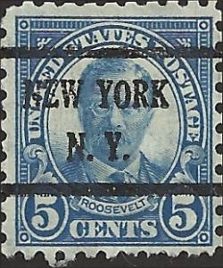 # 586 USED BLUE THEODORE ROOSEVELT