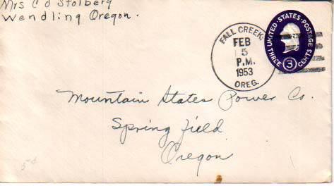 United States, Oregon, Postal Stationery