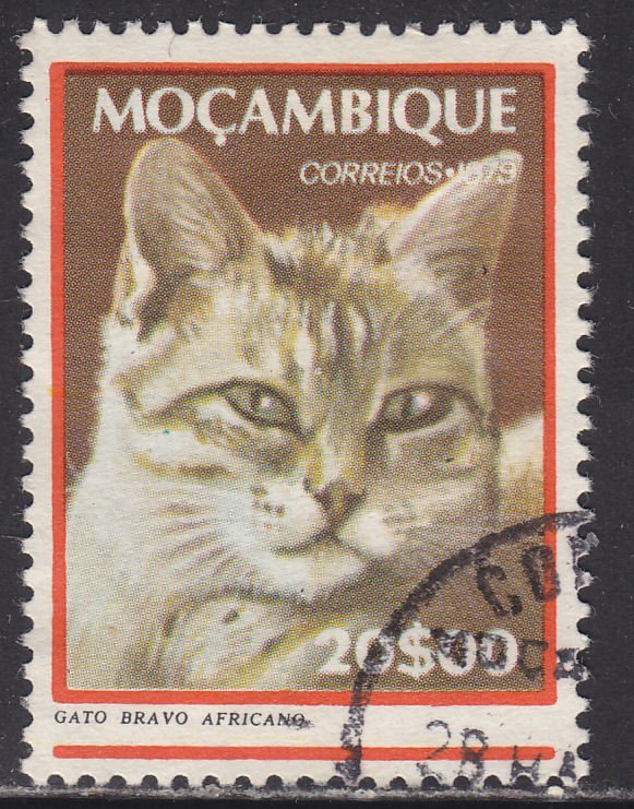 Mozambique 623 African Wild Cat 1979