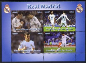 BENIN - 2014 - Real Madrid FC - Perf 4v Sheet - MNH - Private Issue