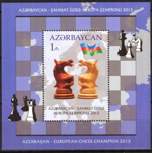 Azerbaijan 2014 Azerbaijan - European Chess Champion 2013 S/S MNH**