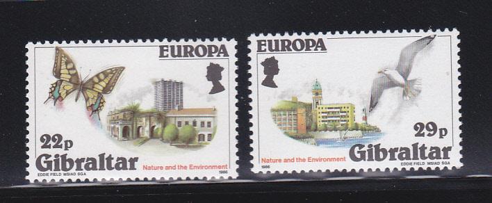 Gibraltar 483-484 Set MNH Europa (C)