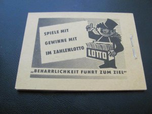 GERMANY DDR 1950S MNH BOOKLET  XF  (100)