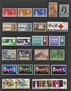 STAMP STATION PERTH - Bermuda #Omnibus Selection-27 Stamps MNH/MLH CV$28.00