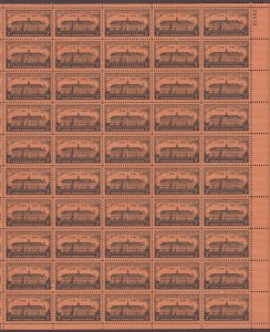 US,1083,NASSAU HALL,MNH VF, FULL SHEET,1950'S COLLECTION,MINT NH