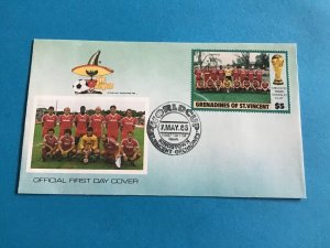 Grenadines of St Vincent World Cup 1986 First Day Cover   Stamp Cover R45802