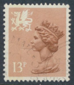 Wales  GB  Machin 13p SG W38  Used Type I SC# WMMH21  see details