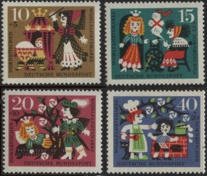 Germany B400-B403 (mnh, complete set of 4) Sleeping Beauty (1964)