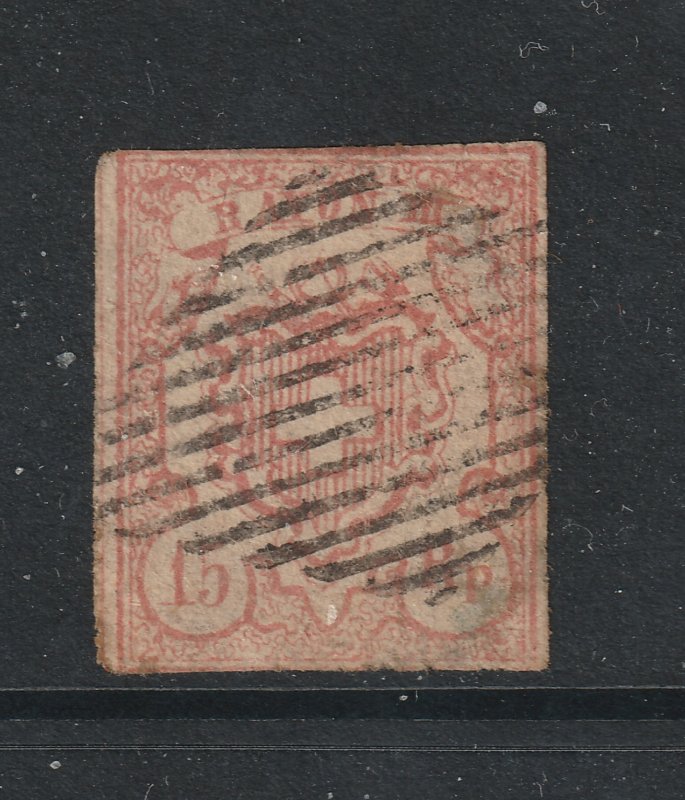 Switzerland an imperf used 15rp from 1850