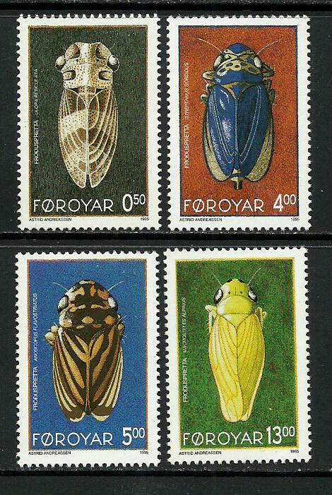 Faroe Is #276-9 MNH Set - Leafhoppers