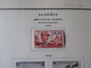 Algeria 1924-1971 Stamp Collection on Scott Specialty Album Pages