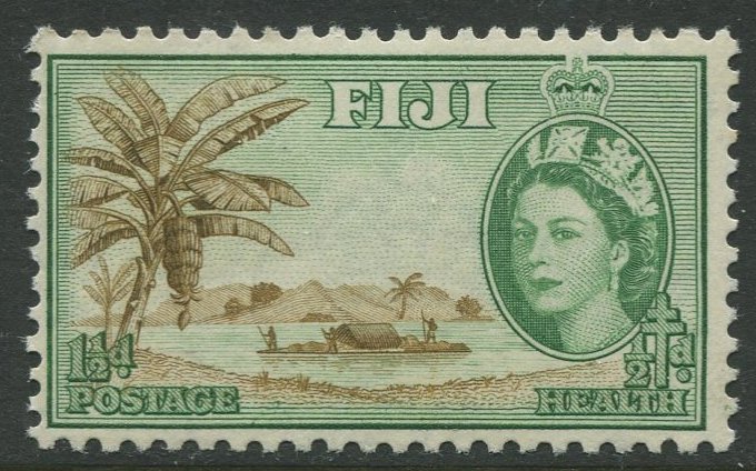 STAMP STATION PERTH Fiji #B3 QEII Semi Postal Issue MLH 1954 CV$0.40