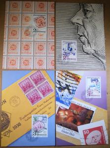 Sweden Sc#1585-1588 set of 4 Maximum Card FDCs Stockholmia '86