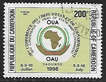 Cameroon - # 902A - African Union OAU - used....{BRN9}