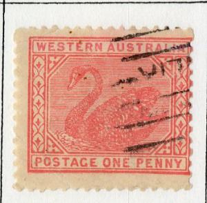 WESTERN AUSTRALIA 76 WMK 70 USED SCV $1.00 BIN $0.40 BIRDS